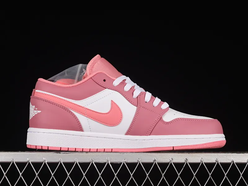 All categories Air Jordan Jordan series basketball shoes Air Jordan 1 Low Air Jordan 1 Low "Desert Berry" AJ1 Joe 1 pink and white low-top cultural basketball shoes 553558-616